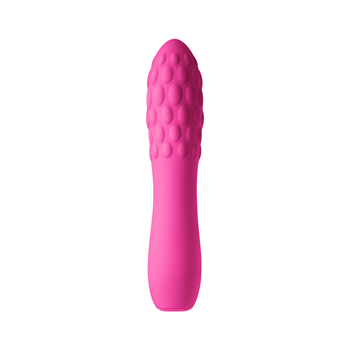 Rita - Klassieke vibrator met nopjes (Roze)